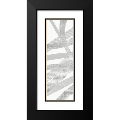Opposites Attract 1 Black Modern Wood Framed Art Print with Double Matting by Brown, Denise