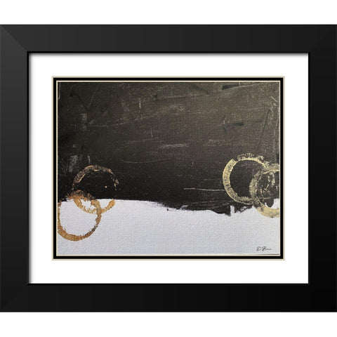 Colt 2 Black Modern Wood Framed Art Print with Double Matting by Brown, Denise