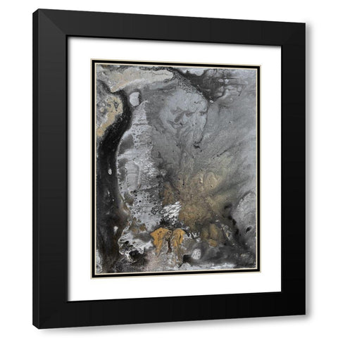 Emptiness Black Modern Wood Framed Art Print with Double Matting by Brown, Denise