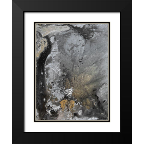 Emptiness Black Modern Wood Framed Art Print with Double Matting by Brown, Denise