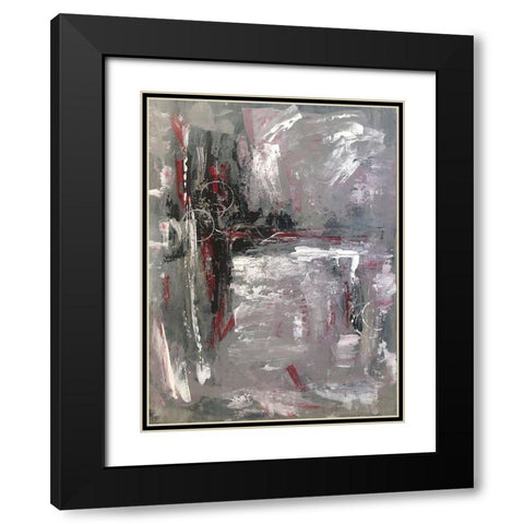 Remembrance Black Modern Wood Framed Art Print with Double Matting by Brown, Denise