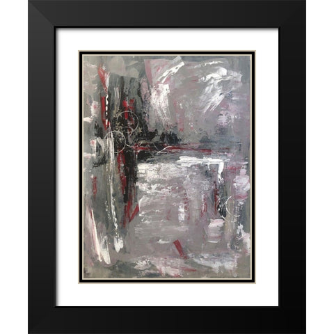 Remembrance Black Modern Wood Framed Art Print with Double Matting by Brown, Denise