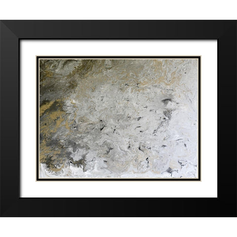 Perfection 1 Black Modern Wood Framed Art Print with Double Matting by Brown, Denise