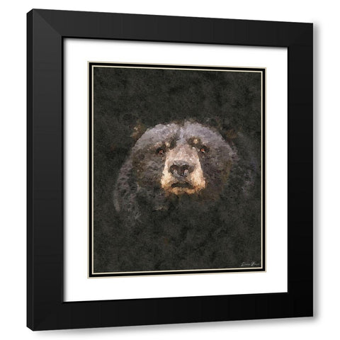 I See You Black Modern Wood Framed Art Print with Double Matting by Brown, Denise