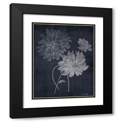 Botanical Edge 1 Black Modern Wood Framed Art Print with Double Matting by Brown, Denise