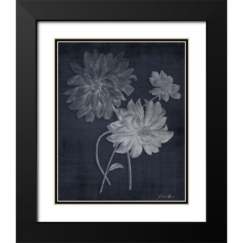 Botanical Edge 1 Black Modern Wood Framed Art Print with Double Matting by Brown, Denise
