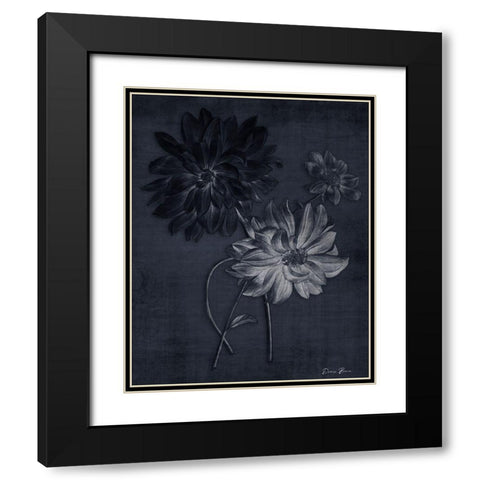 Botanical Edge 2 Black Modern Wood Framed Art Print with Double Matting by Brown, Denise