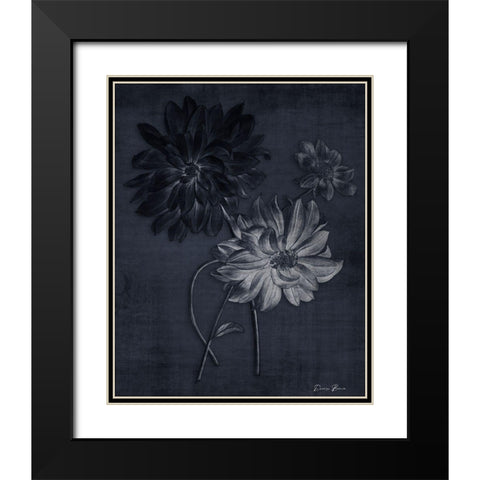 Botanical Edge 2 Black Modern Wood Framed Art Print with Double Matting by Brown, Denise