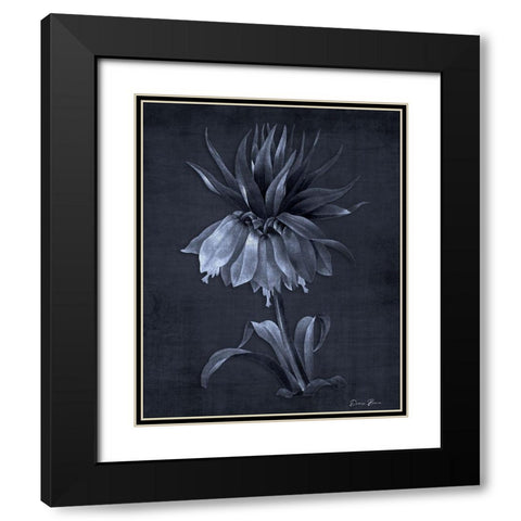Botanical Edge 4 Black Modern Wood Framed Art Print with Double Matting by Brown, Denise