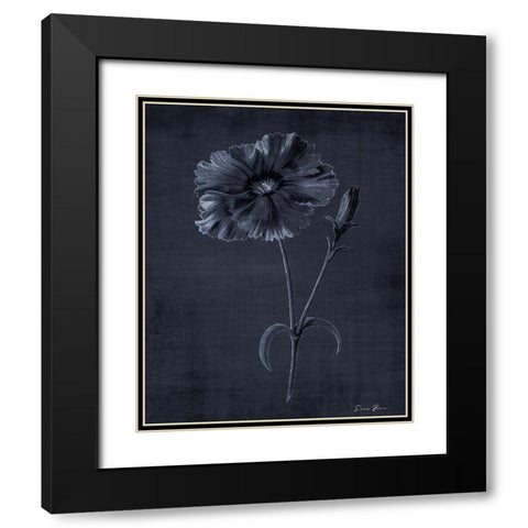 Botanical Edge 5 Black Modern Wood Framed Art Print with Double Matting by Brown, Denise