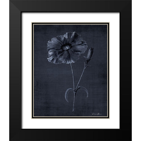 Botanical Edge 5 Black Modern Wood Framed Art Print with Double Matting by Brown, Denise
