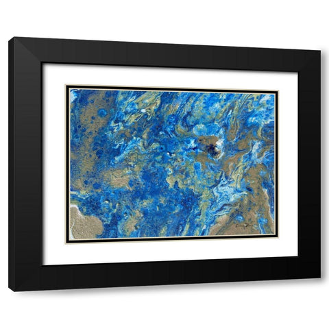 Bountiful Waves Black Modern Wood Framed Art Print with Double Matting by Brown, Denise
