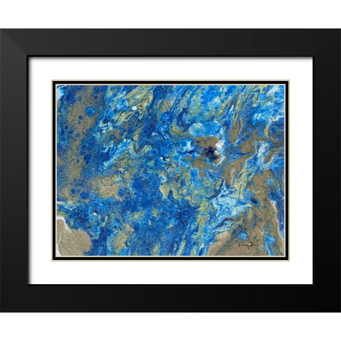 Bountiful Waves Black Modern Wood Framed Art Print with Double Matting by Brown, Denise