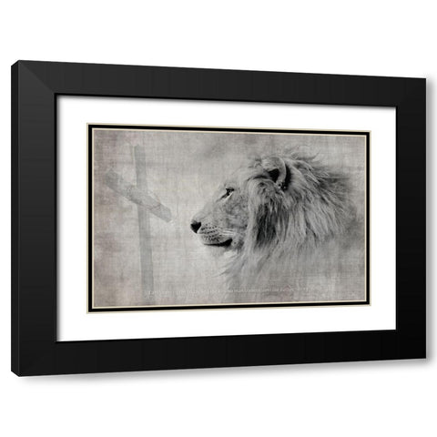 I Am The Way Black Modern Wood Framed Art Print with Double Matting by Brown, Denise