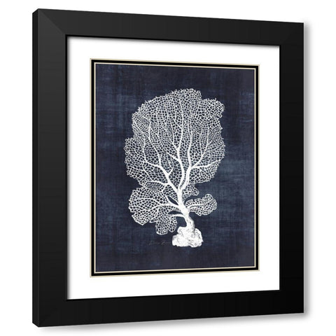 Sea Fan 1 Black Modern Wood Framed Art Print with Double Matting by Brown, Denise