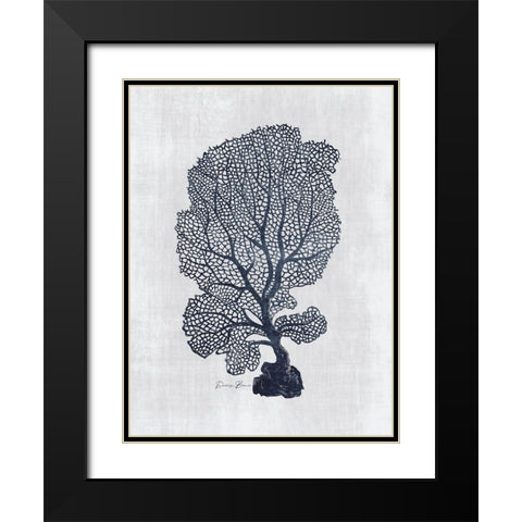 Sea Fan 2 Black Modern Wood Framed Art Print with Double Matting by Brown, Denise