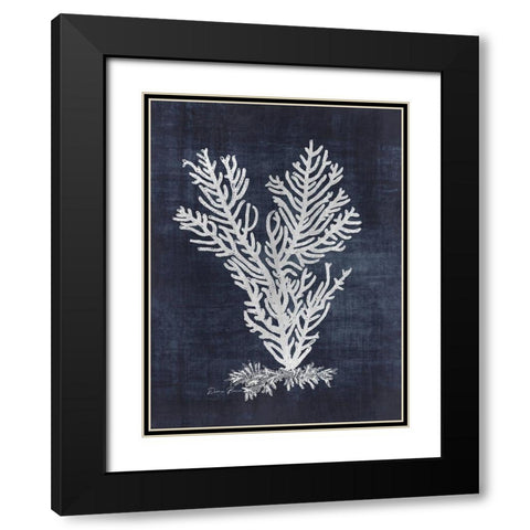 Sea Fan 2 Black Modern Wood Framed Art Print with Double Matting by Brown, Denise
