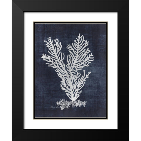 Sea Fan 2 Black Modern Wood Framed Art Print with Double Matting by Brown, Denise
