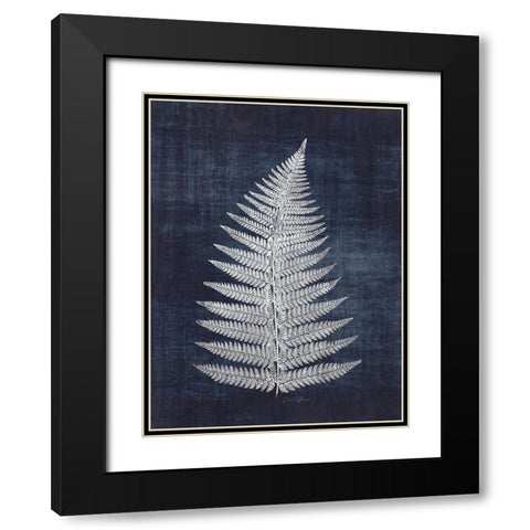 Fern 1 Black Modern Wood Framed Art Print with Double Matting by Brown, Denise