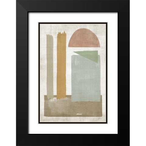 In the Day 2 Black Modern Wood Framed Art Print with Double Matting by Brown, Denise