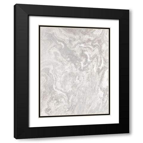 Marbled 2 with Overlay Black Modern Wood Framed Art Print with Double Matting by Brown, Denise