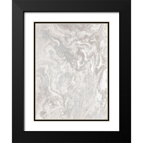 Marbled 2 with Overlay Black Modern Wood Framed Art Print with Double Matting by Brown, Denise