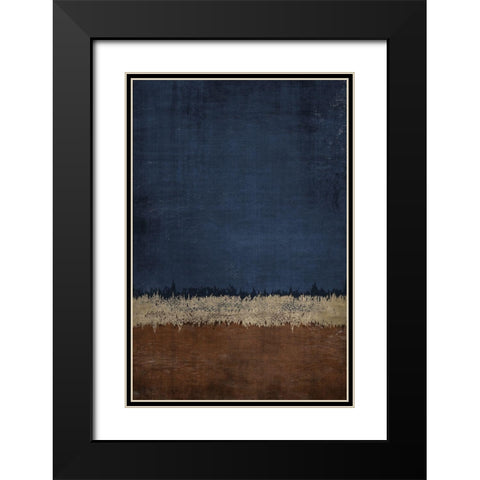 Land and Sky 2 Black Modern Wood Framed Art Print with Double Matting by Brown, Denise