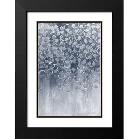 Beautiful Blue 2 Black Modern Wood Framed Art Print with Double Matting by Brown, Denise