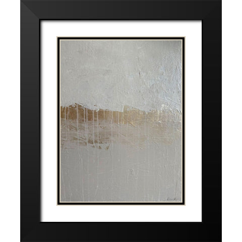 Tranquility 2 Black Modern Wood Framed Art Print with Double Matting by Brown, Denise