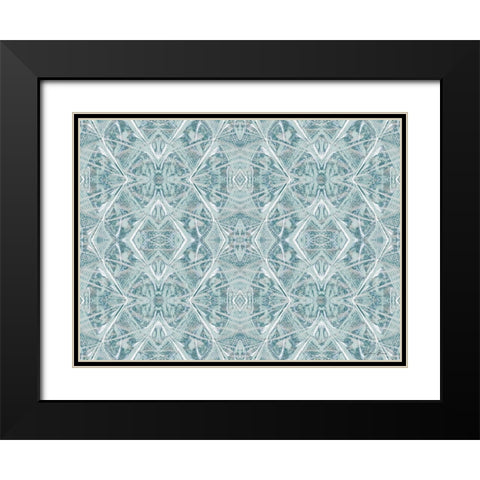 Crossed 2 Black Modern Wood Framed Art Print with Double Matting by Brown, Denise