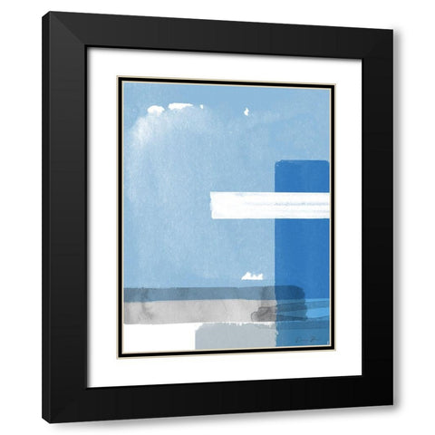 Journey Black Modern Wood Framed Art Print with Double Matting by Brown, Denise
