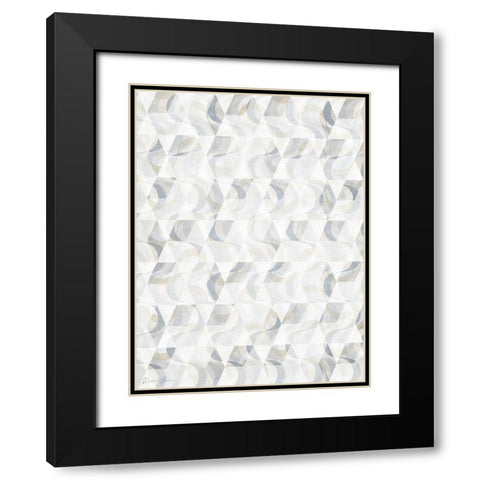 Modern Combination Black Modern Wood Framed Art Print with Double Matting by Brown, Denise