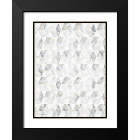 Modern Combination Black Modern Wood Framed Art Print with Double Matting by Brown, Denise