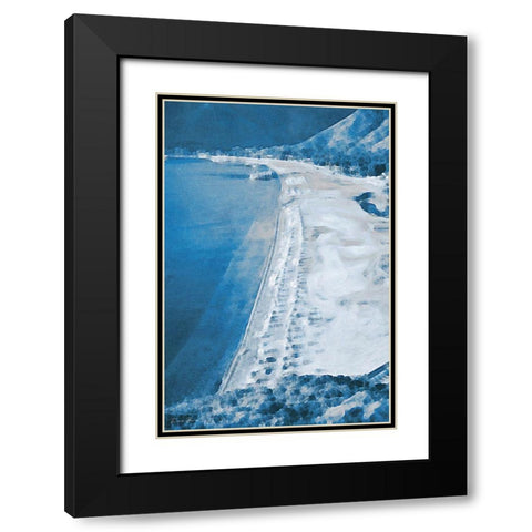 Coast Black Modern Wood Framed Art Print with Double Matting by Brown, Denise