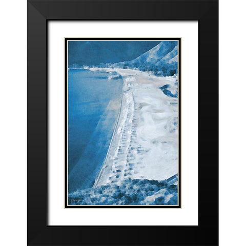 Coast Black Modern Wood Framed Art Print with Double Matting by Brown, Denise