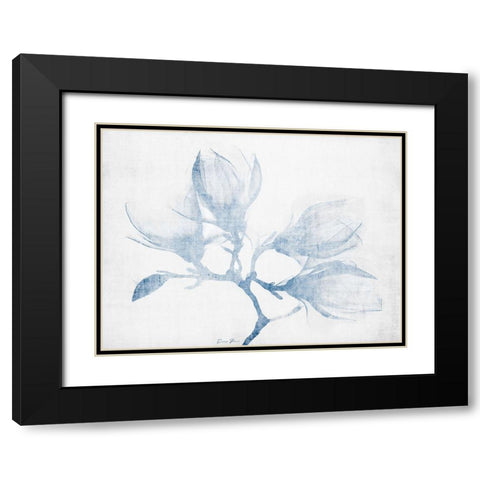 Floral Study Black Modern Wood Framed Art Print with Double Matting by Brown, Denise