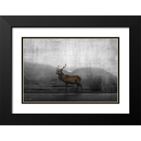 Watch Black Modern Wood Framed Art Print with Double Matting by Brown, Denise