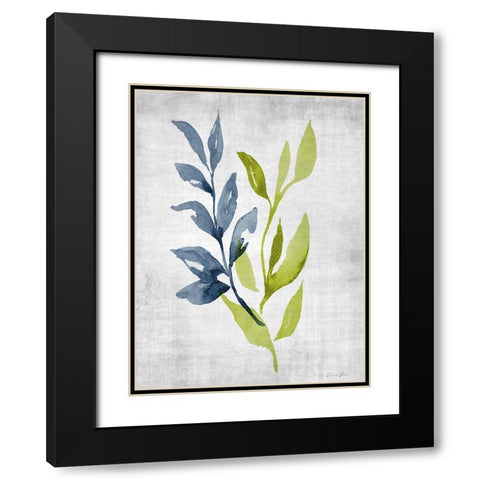 Balance 2 Black Modern Wood Framed Art Print with Double Matting by Brown, Denise