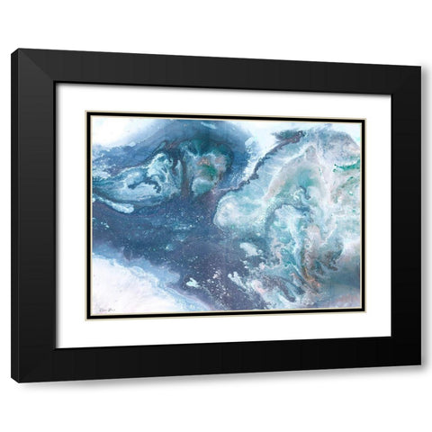 Grace Black Modern Wood Framed Art Print with Double Matting by Brown, Denise