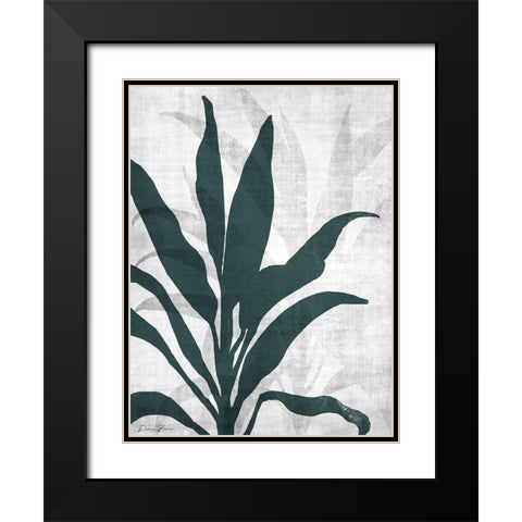 Urban Greenery 1 Black Modern Wood Framed Art Print with Double Matting by Brown, Denise