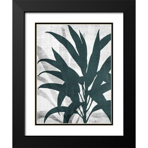 Urban Greenery 2 Black Modern Wood Framed Art Print with Double Matting by Brown, Denise