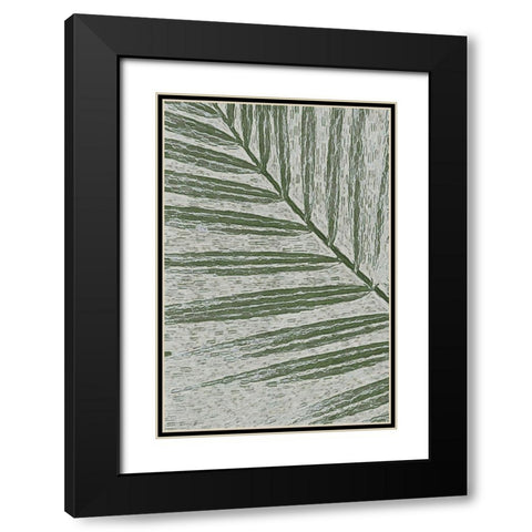 Floral Bliss 2 Black Modern Wood Framed Art Print with Double Matting by Brown, Denise