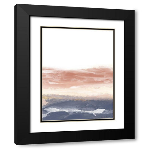 Endurance Black Modern Wood Framed Art Print with Double Matting by Brown, Denise