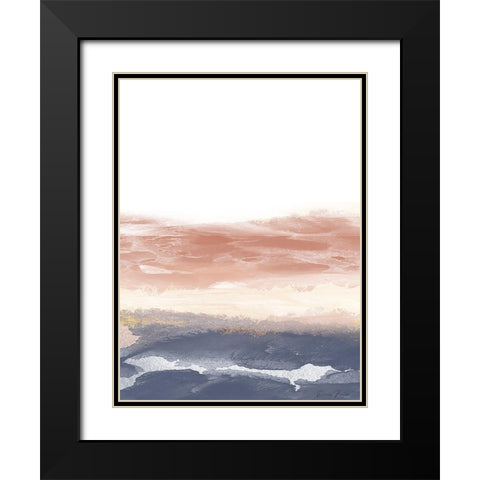 Endurance Black Modern Wood Framed Art Print with Double Matting by Brown, Denise