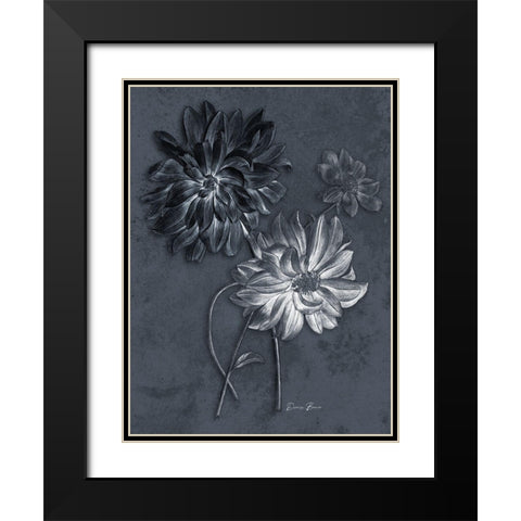 Tranquil Botanical 1 Black Modern Wood Framed Art Print with Double Matting by Brown, Denise