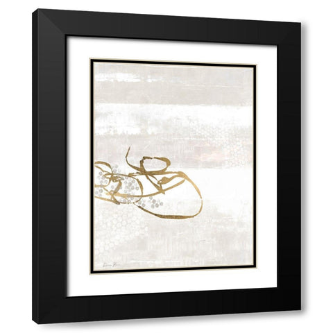 Overcome Black Modern Wood Framed Art Print with Double Matting by Brown, Denise