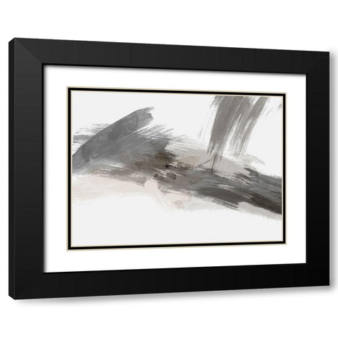 Dexterity 1 Black Modern Wood Framed Art Print with Double Matting by Brown, Denise