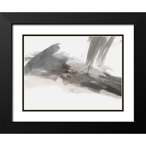 Dexterity 1 Black Modern Wood Framed Art Print with Double Matting by Brown, Denise