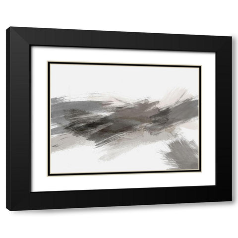 Dexterity 2 Black Modern Wood Framed Art Print with Double Matting by Brown, Denise