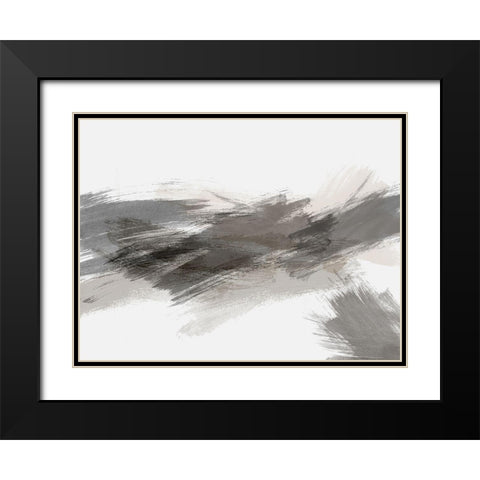 Dexterity 2 Black Modern Wood Framed Art Print with Double Matting by Brown, Denise